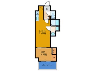 アヴェーレ京阪本通の物件間取画像